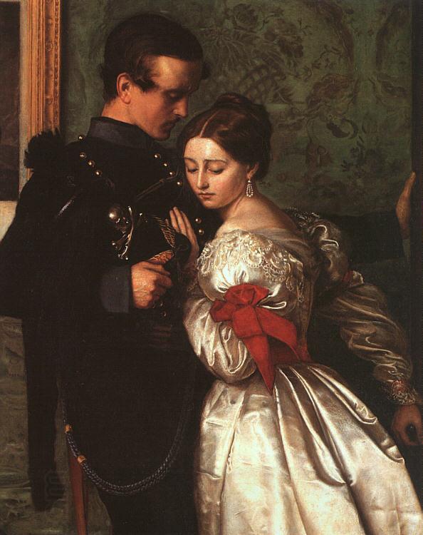 Sir John Everett Millais The Black Brunswicker oil painting picture